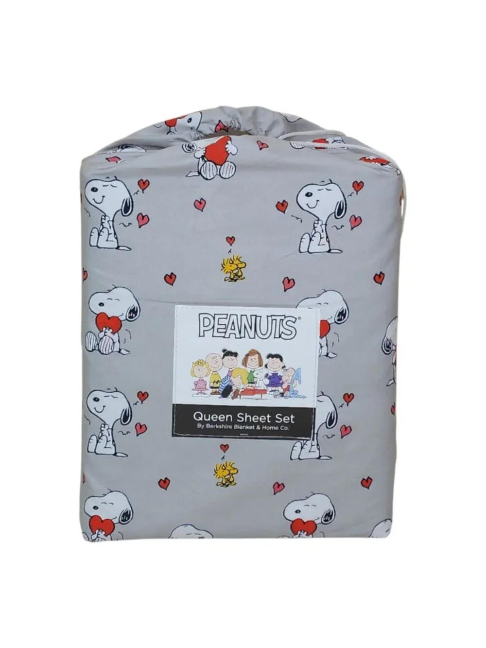 Peanuts Snoopy Queen Sheet Set By Berkshire Hearts Valentines Anniversary